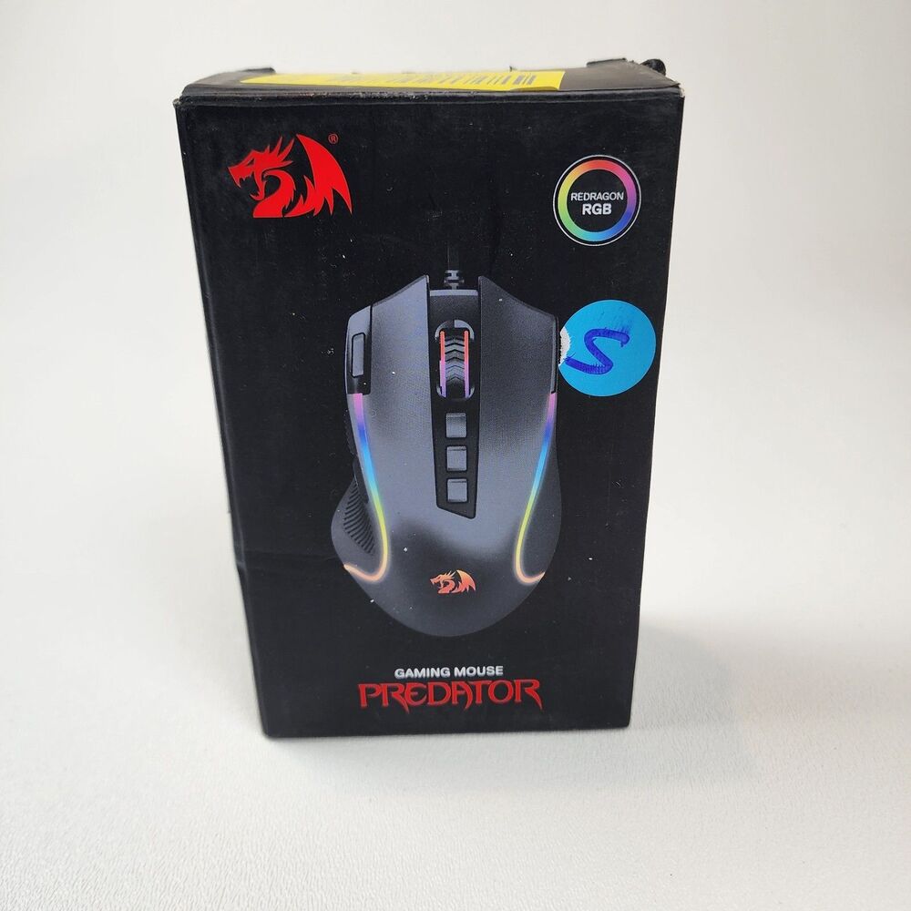 Redragon M612 Predator RGB Gaming Mouse 8000 DPI Wired Programmable Black